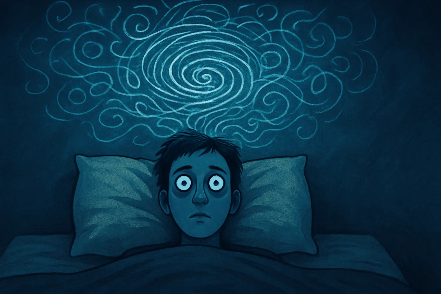 The Complete Guide to Insomnia: Understanding, Causes, and Effective Solutions - sleep disorder illustration