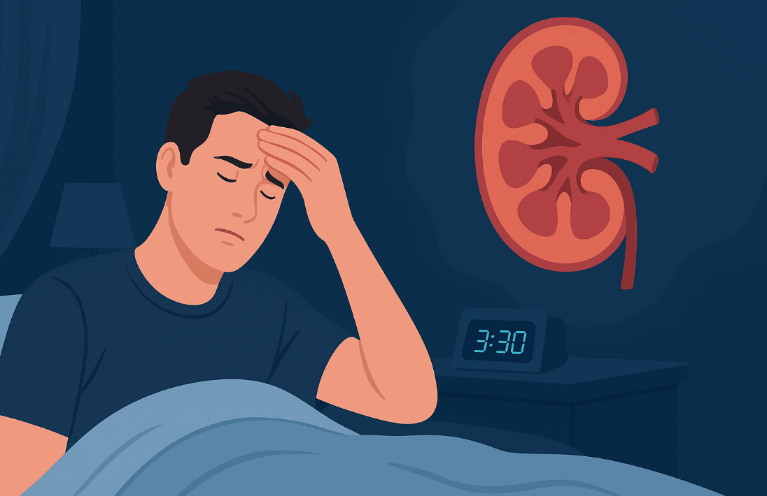 Sleep Deprivation and Kidney Health: How Poor Sleep Accelerates Renal Function Decline - Sleep health article illustration