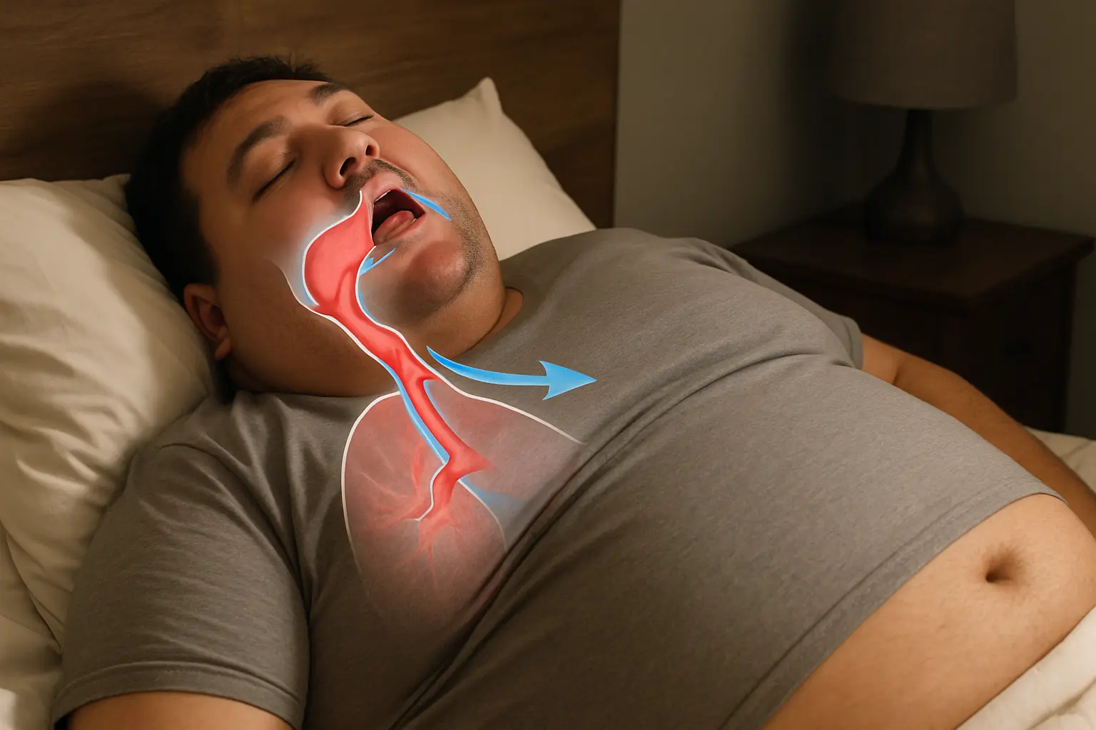 Weight and Obesity in Snoring - metabolic health illustration