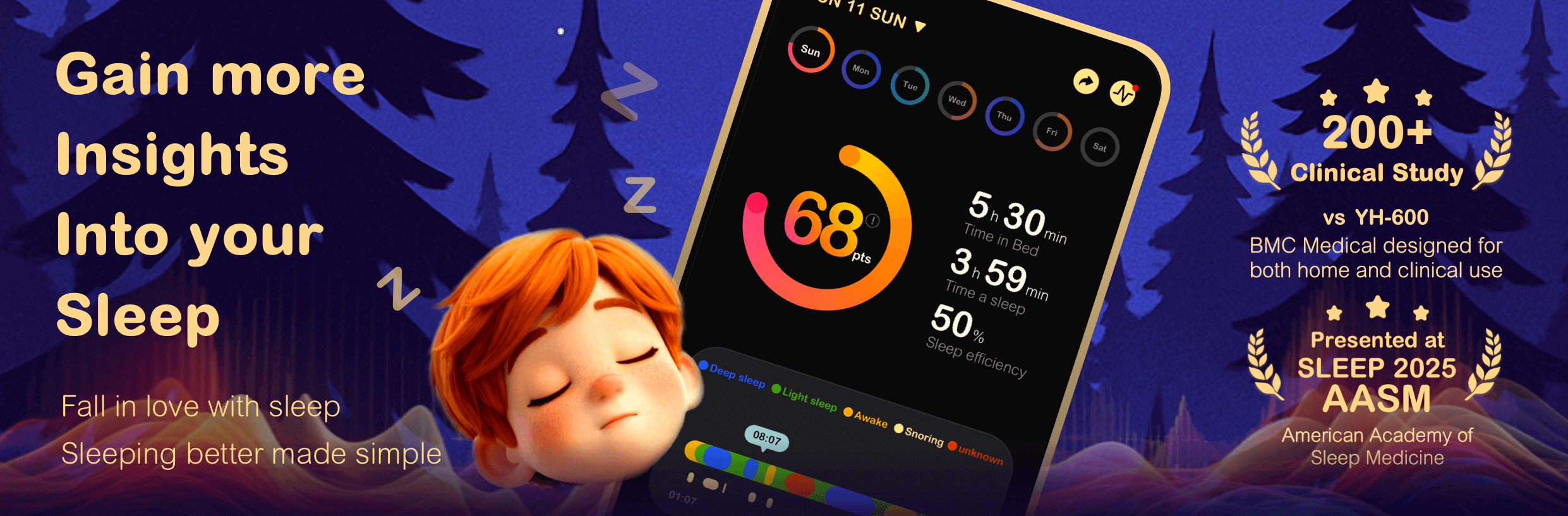 SnailSleep App Statistics - 80 Million Users, 4.8 Stars Rating, Featured App Store Recommended
