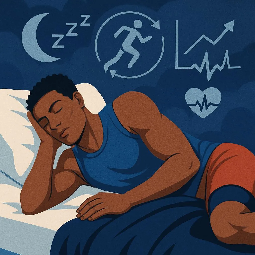 Athlete Sleep: Maximizing Recovery and Performance - sleep health article illustration