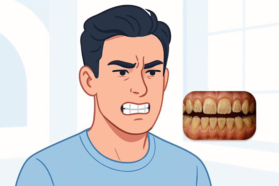 Understanding Bruxism: Why We Grind Our Teeth at Night - sleep disorder illustration
