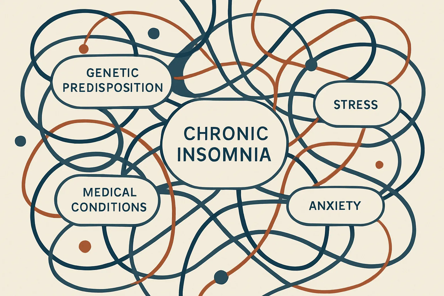 Chronic Insomnia: Unraveling Its Causes and Effective Treatment Strategies - sleep disorder illustration