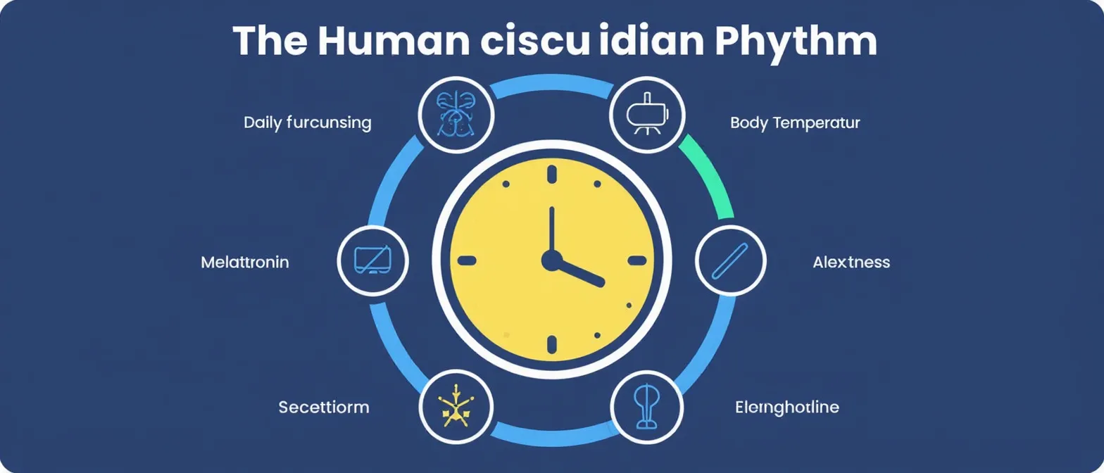 Avoiding Insomnia: Part 2 - Harnessing Your Circadian Rhythm for Optimal Sleep - sleep disorder illustration