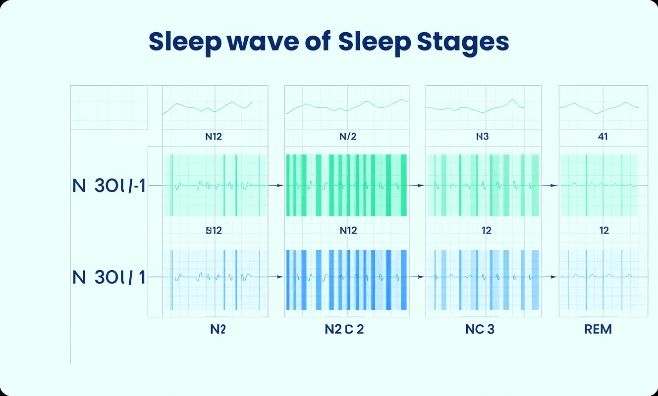 EEG sleep stages diagram