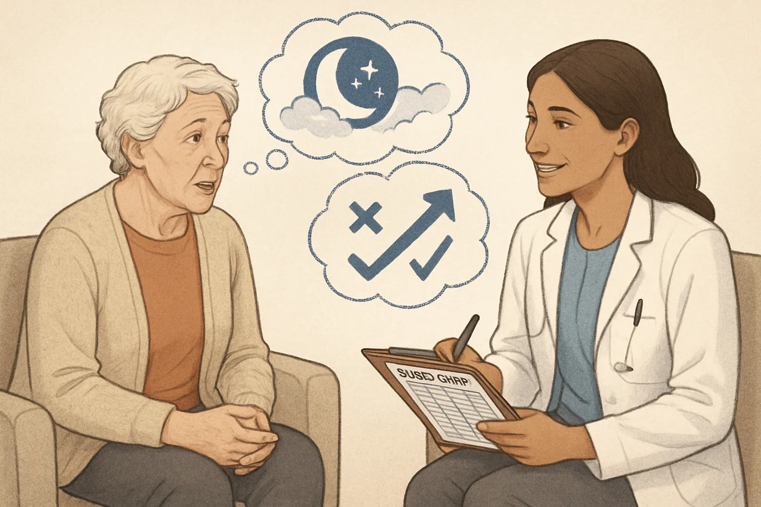 Elderly insomnia CBT-I support