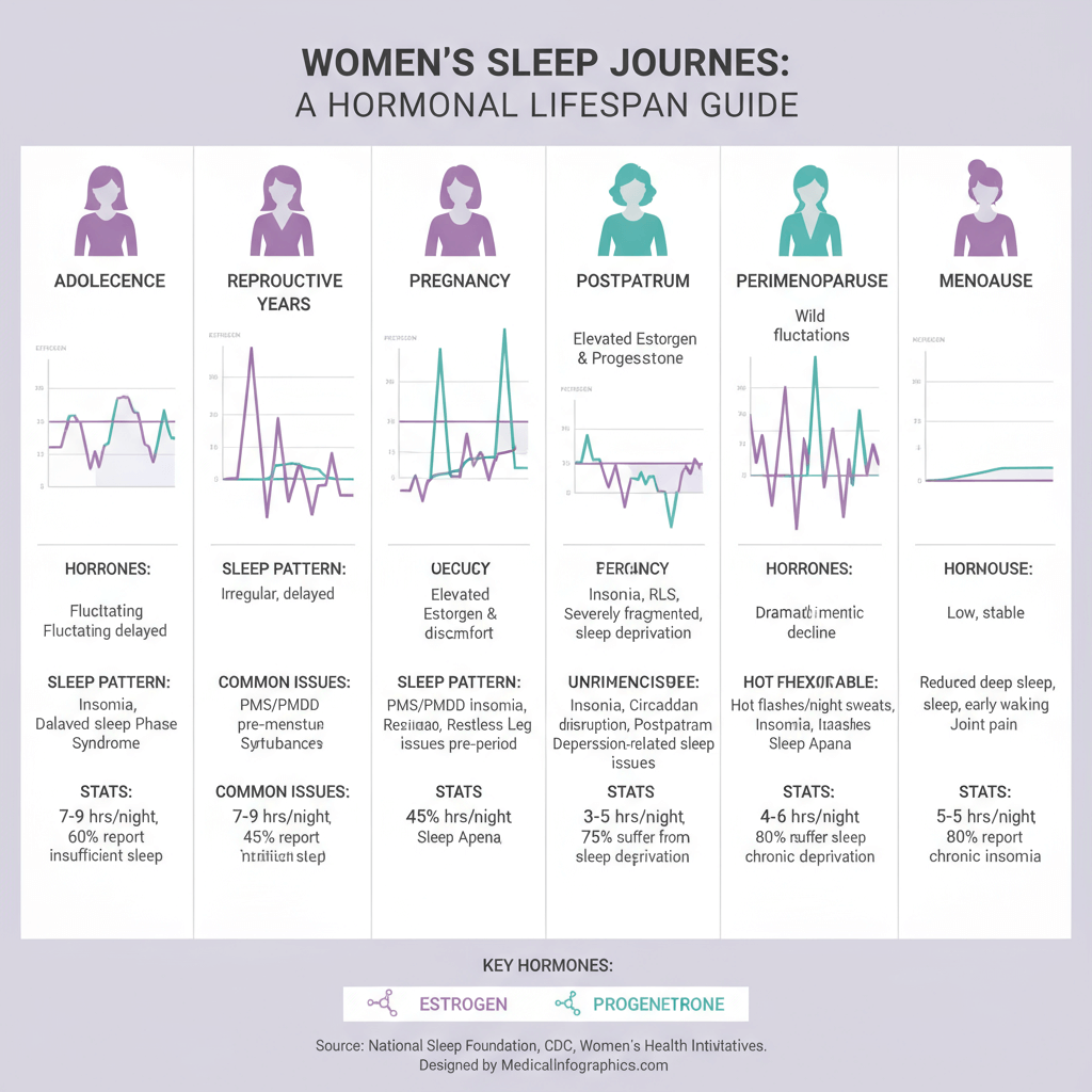 Women's Sleep Journeys: A Hormonal Lifespan Guide