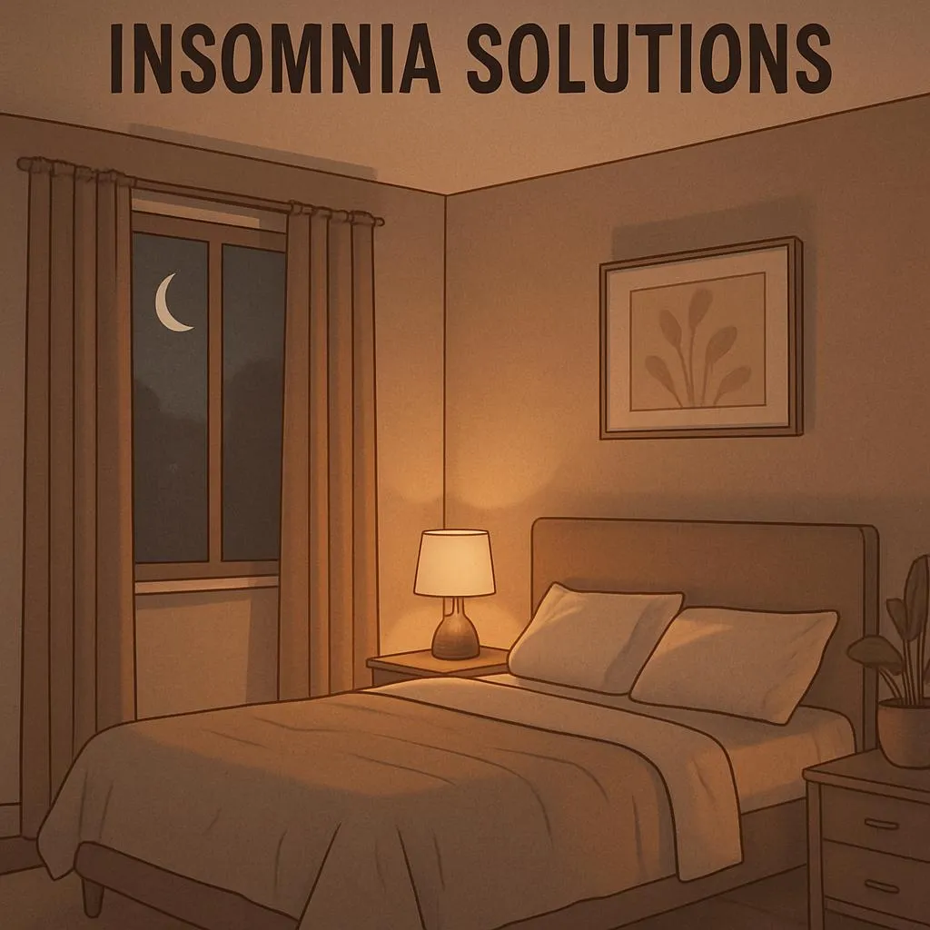 Insomnia Solutions: 10 Science-Backed Methods to Fall Asleep - sleep disorder illustration