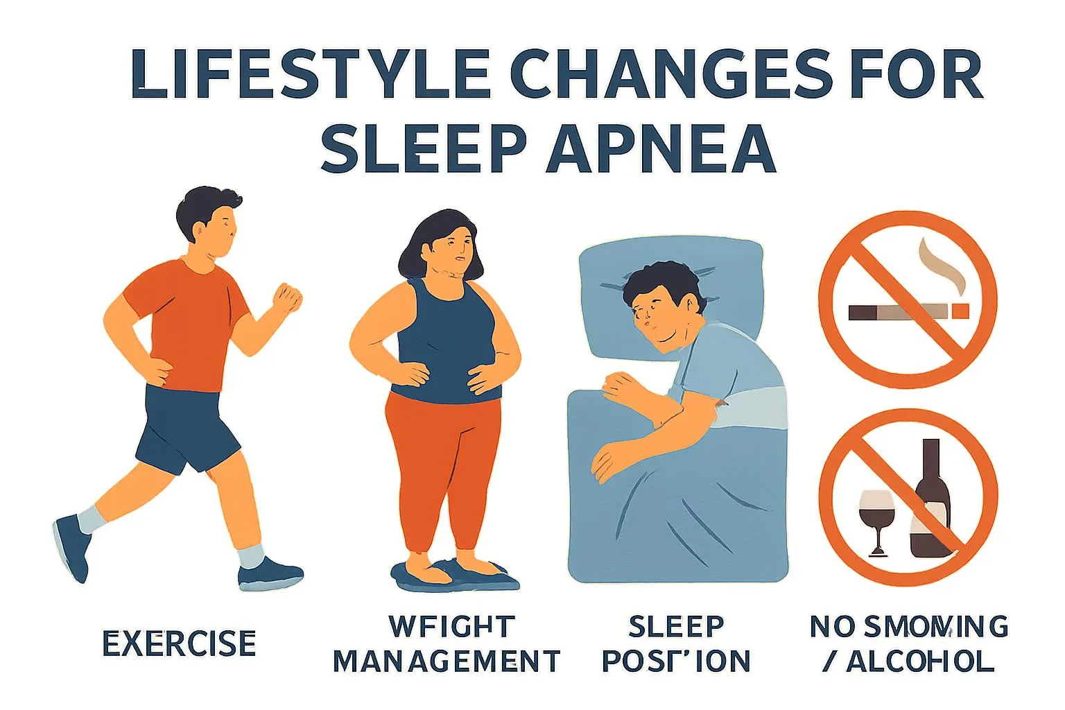 Sleep Apnea Solutions: Natural Treatment & Lifestyle Changes - sleep health article illustration
