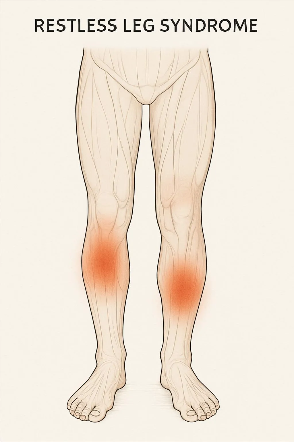 Restless Leg Syndrome: Understanding and Managing RLS - sleep disorder illustration
