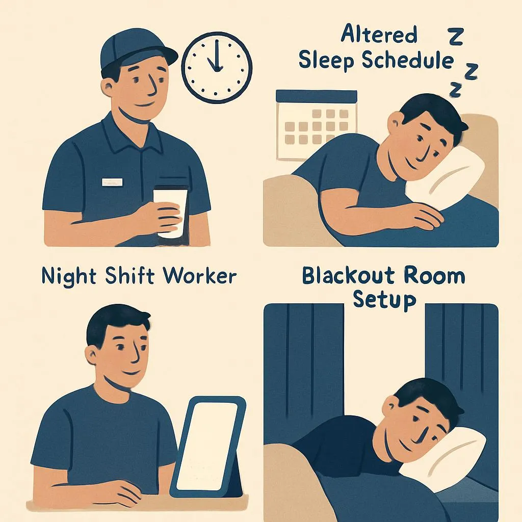 Shift Worker Sleep Strategies: Maintaining Health with Irregular Hours - sleep health article illustration
