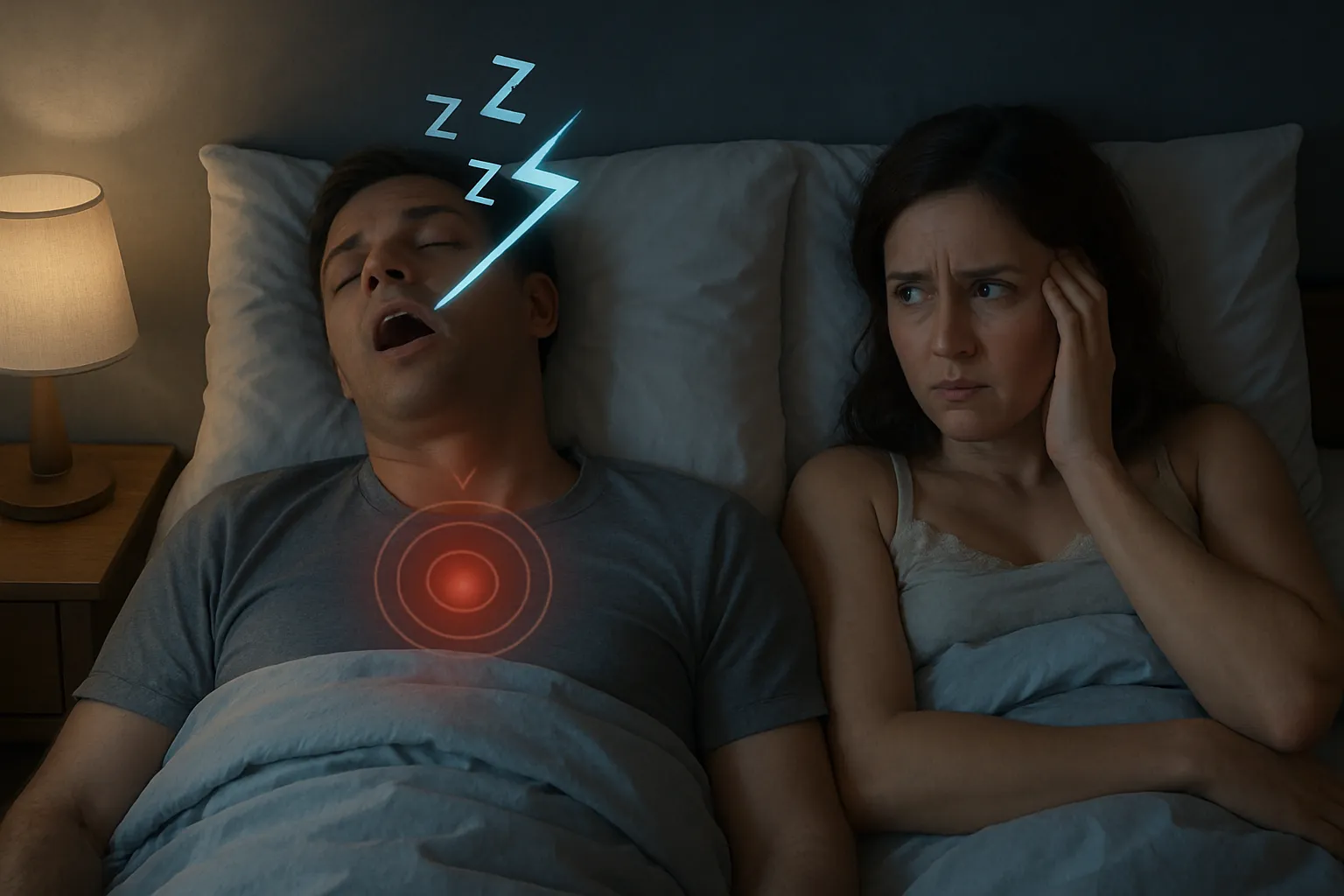 Sleep apnea symptoms and snoring