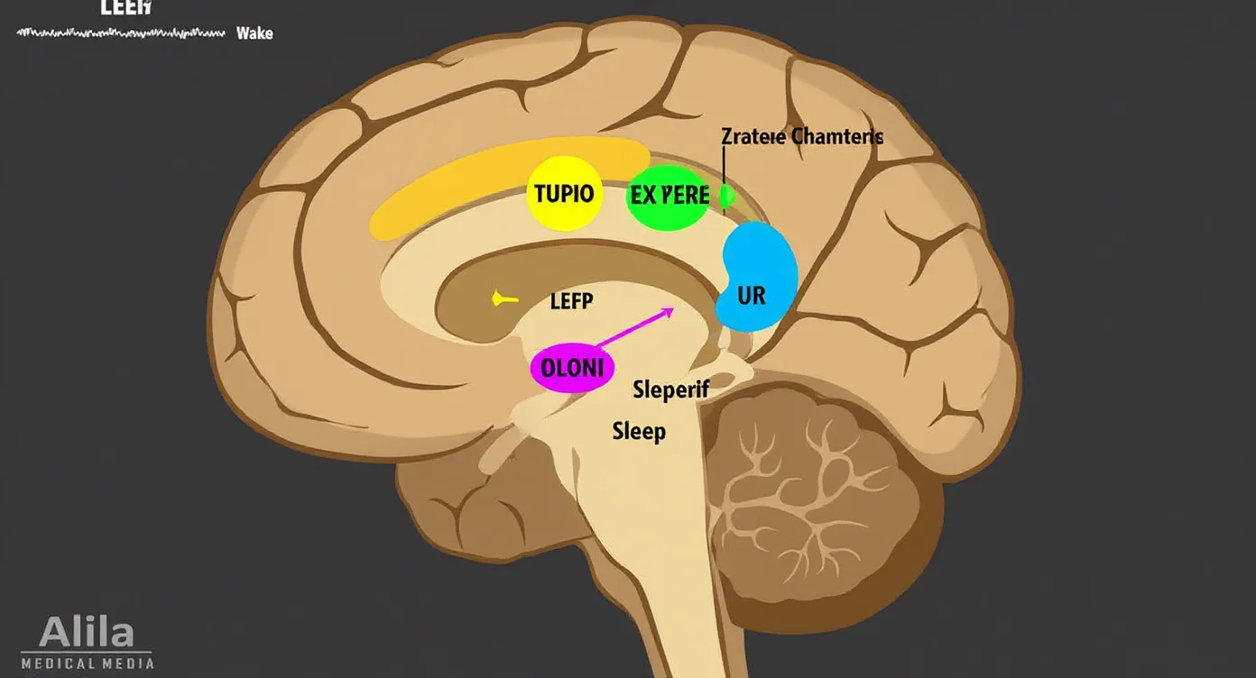 Sleep physiology brain diagram