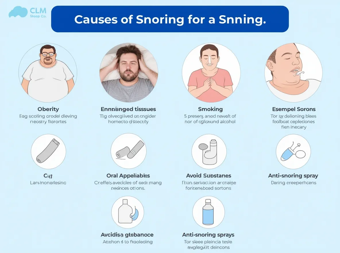 Complete Solutions for Snoring Problems: A Comprehensive Guide to Quieter Nights - sleep health article illustration