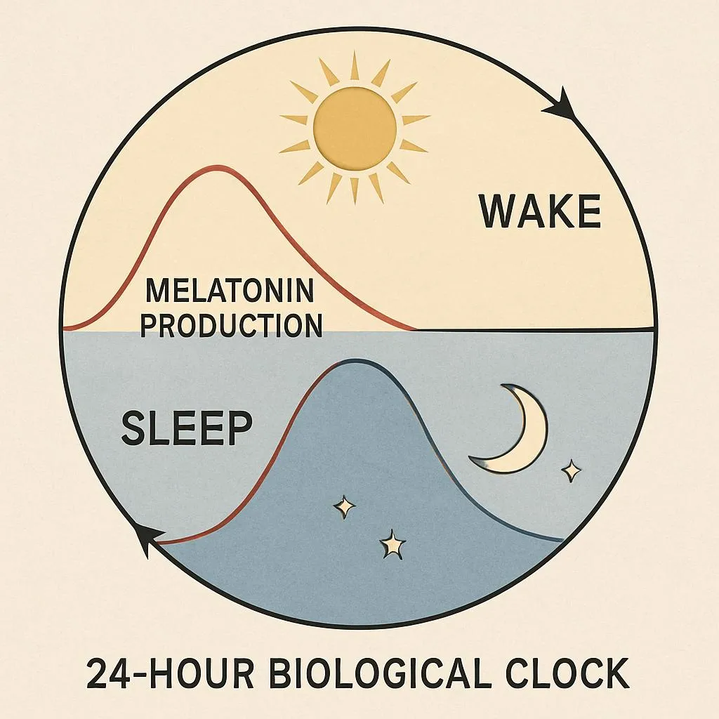 Understanding Your Circadian Rhythm: Your Body's Internal Clock - sleep science visualization